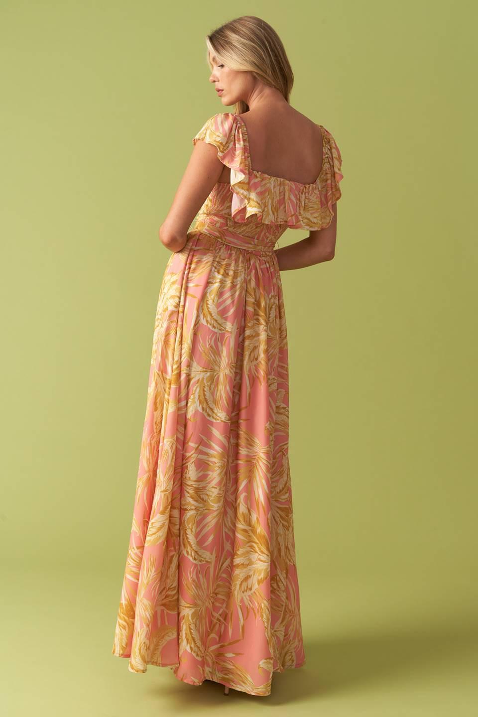 The Art of Balance Woven Midi Dress from KADOU Boutique