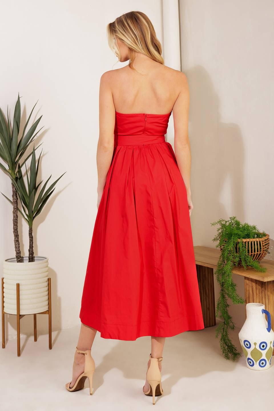 Days That Fade Woven Midi Dress from KADOU Boutique