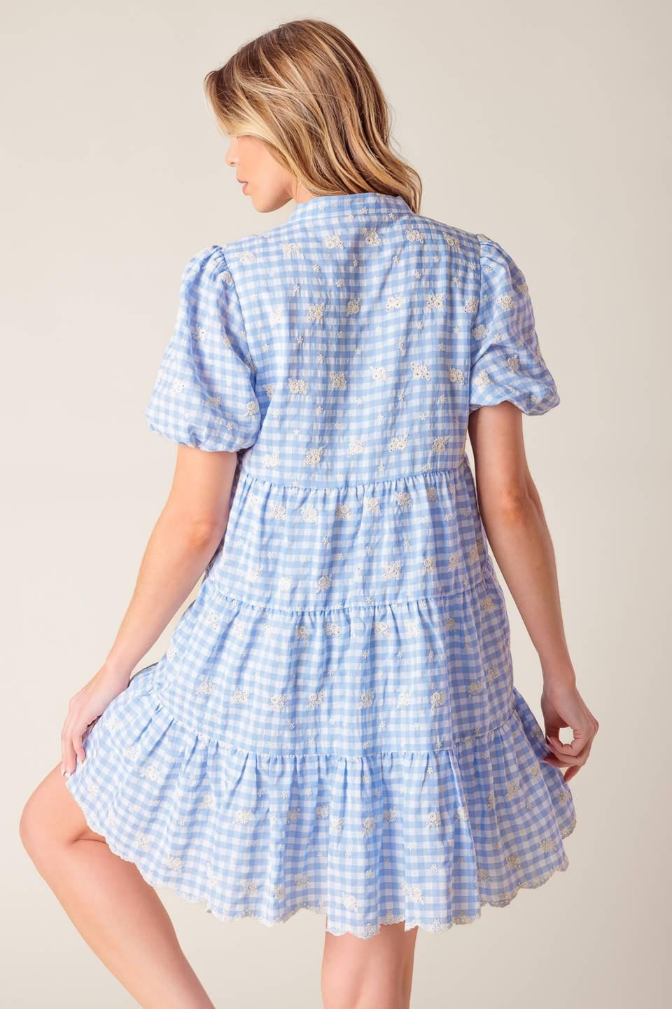 Let's Catch Up Woven Babydoll Dress from KADOU Boutique