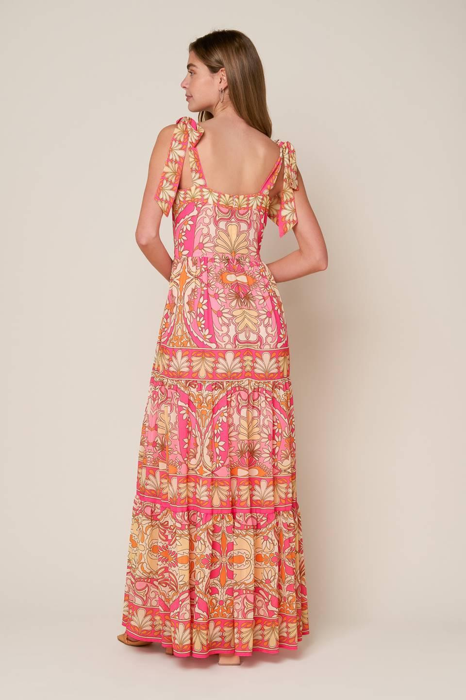 Impressive Flirt Blue Woven Maxi Dress from KADOU Boutique