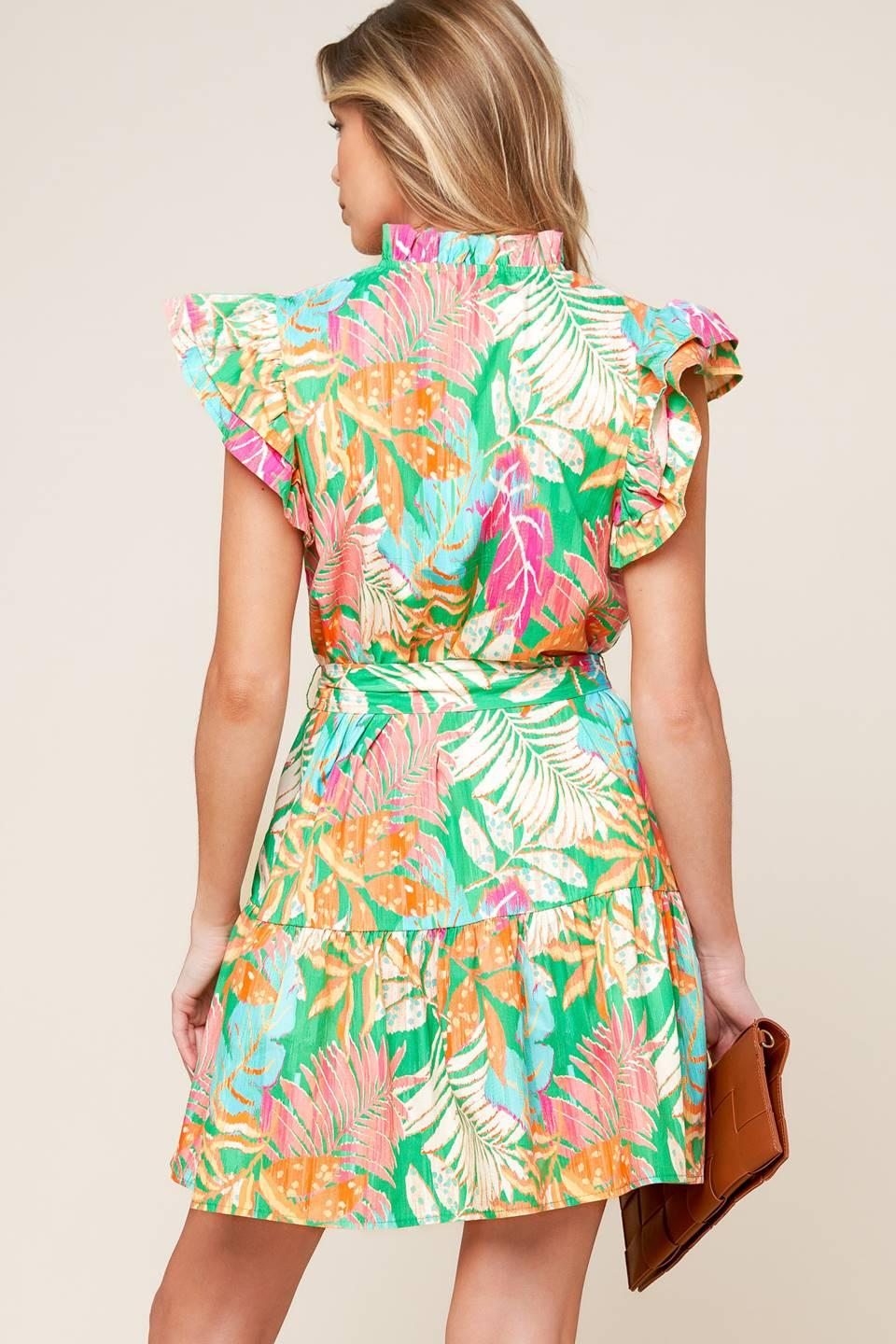 Shine with Me Woven Mini Dress from KADOU Boutique