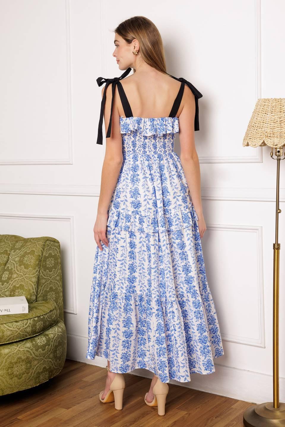 Off for the Day Woven Midi Dress from KADOU Boutique