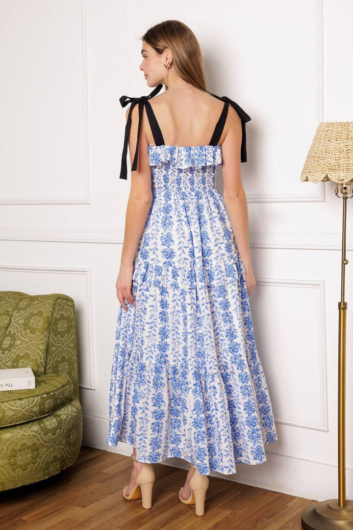 Off for the Day Woven Midi Dress from KADOU Boutique