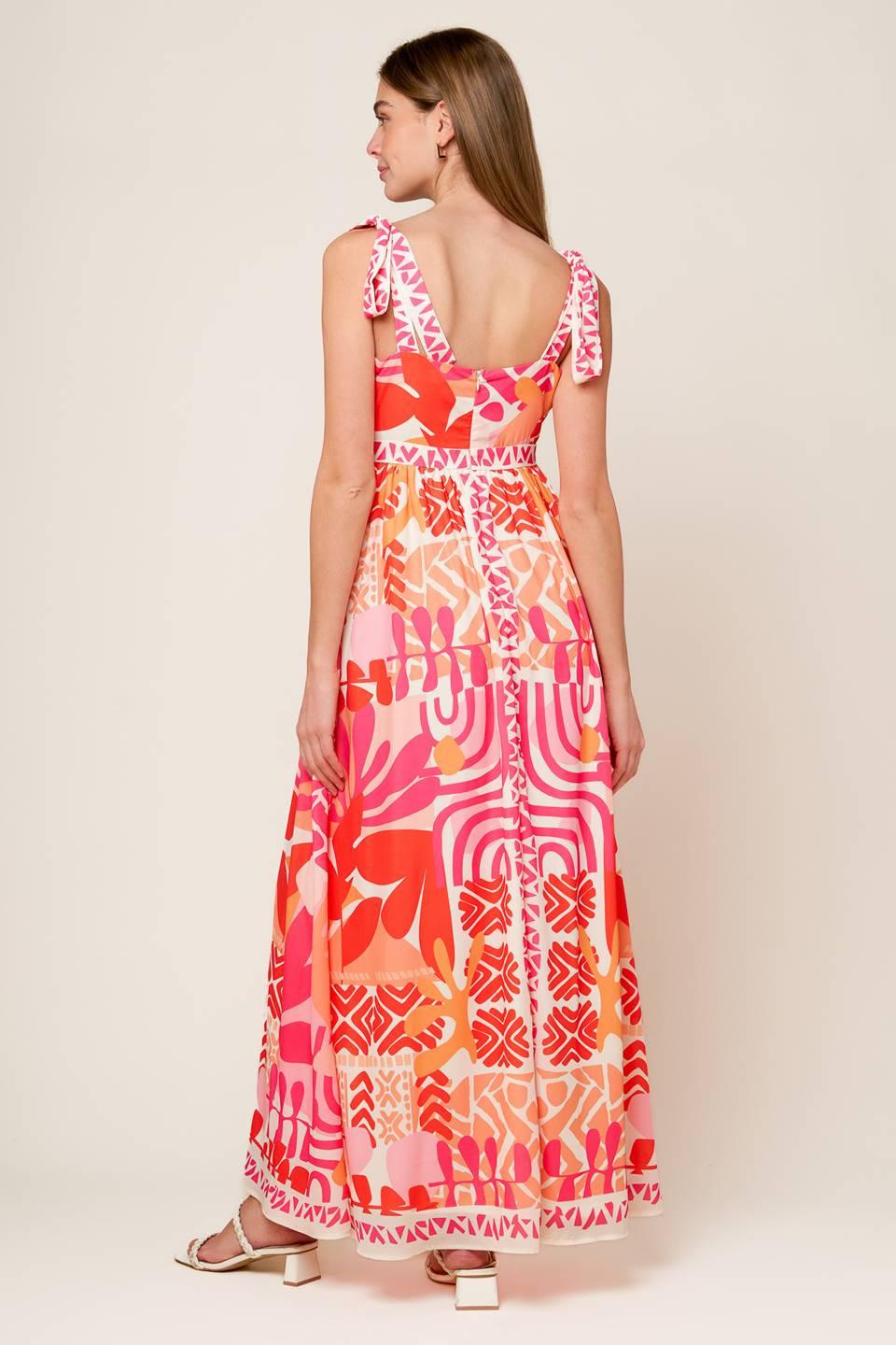 Drive-In Movie Woven Maxi Dress from KADOU Boutique
