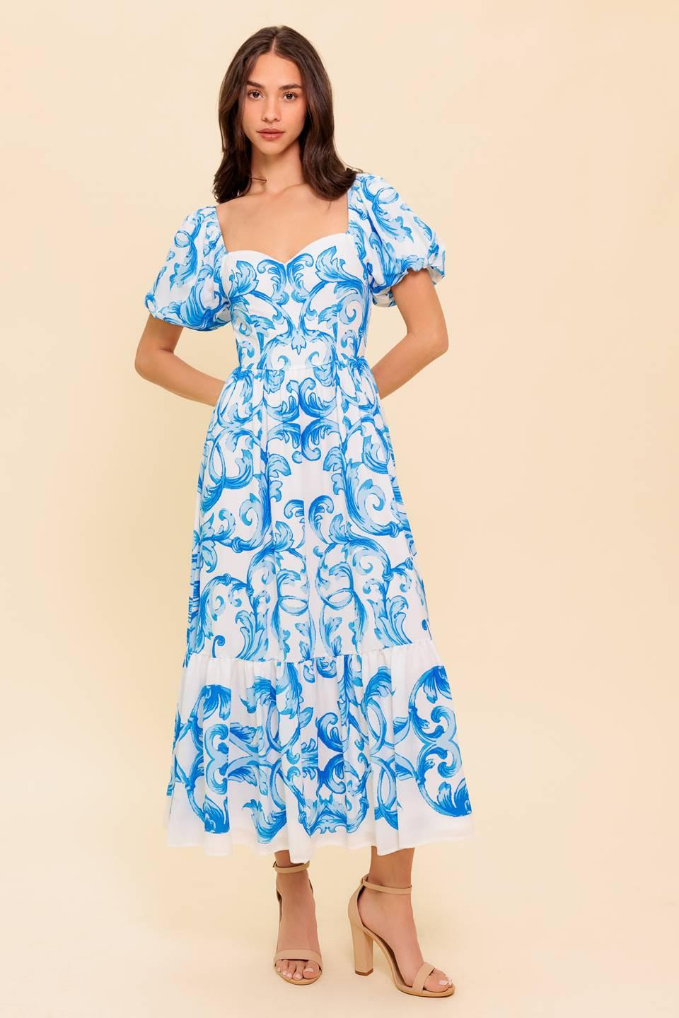 work of art midi dress Diane floral embroidered openwork midi dress XL / White