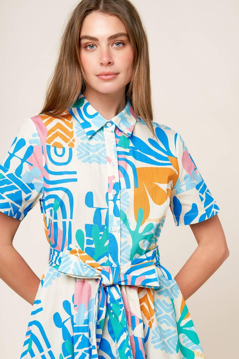 Garden Social Woven Mini Dress from KADOU Boutique