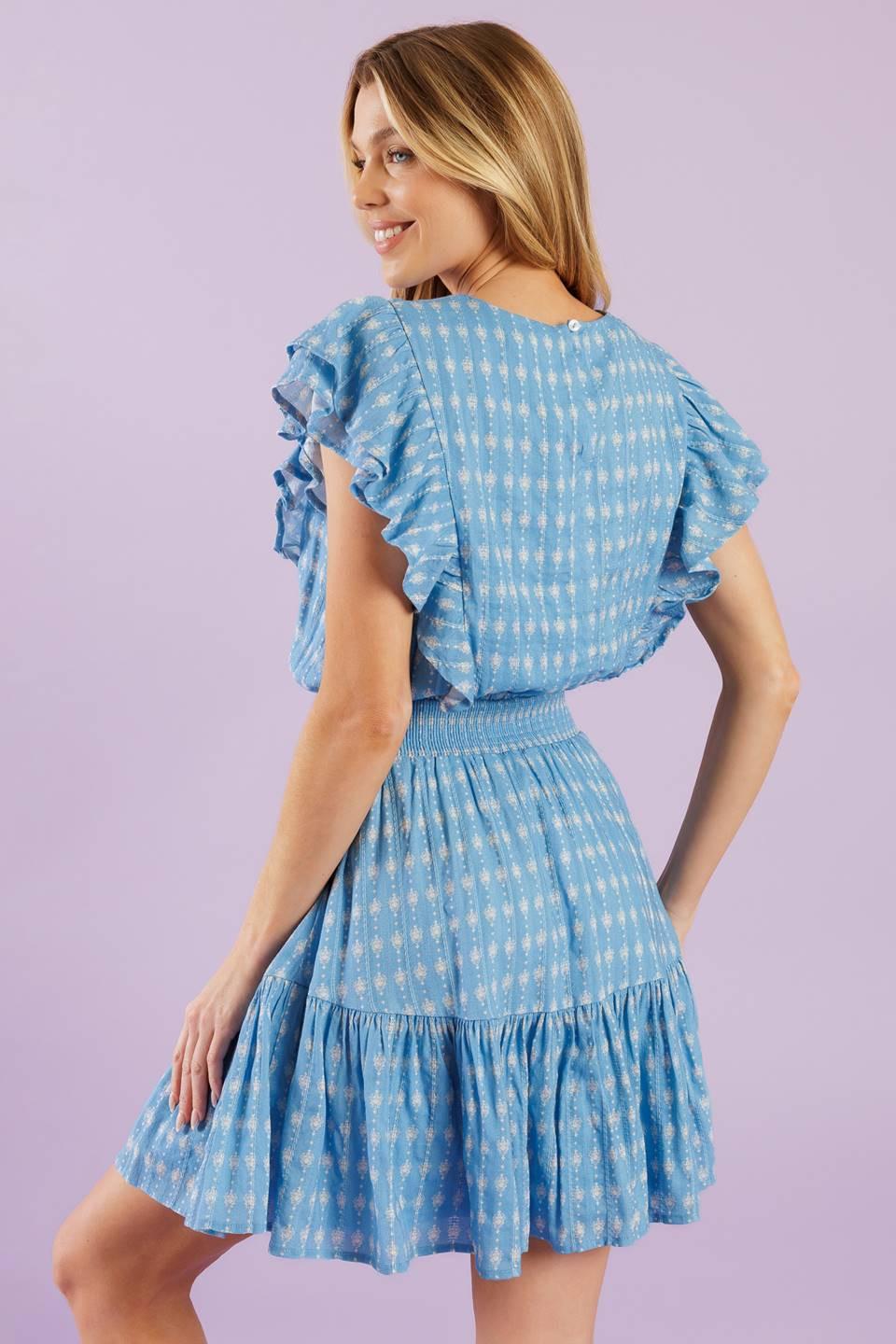 Come As You Are Woven Mini Dress from KADOU Boutique