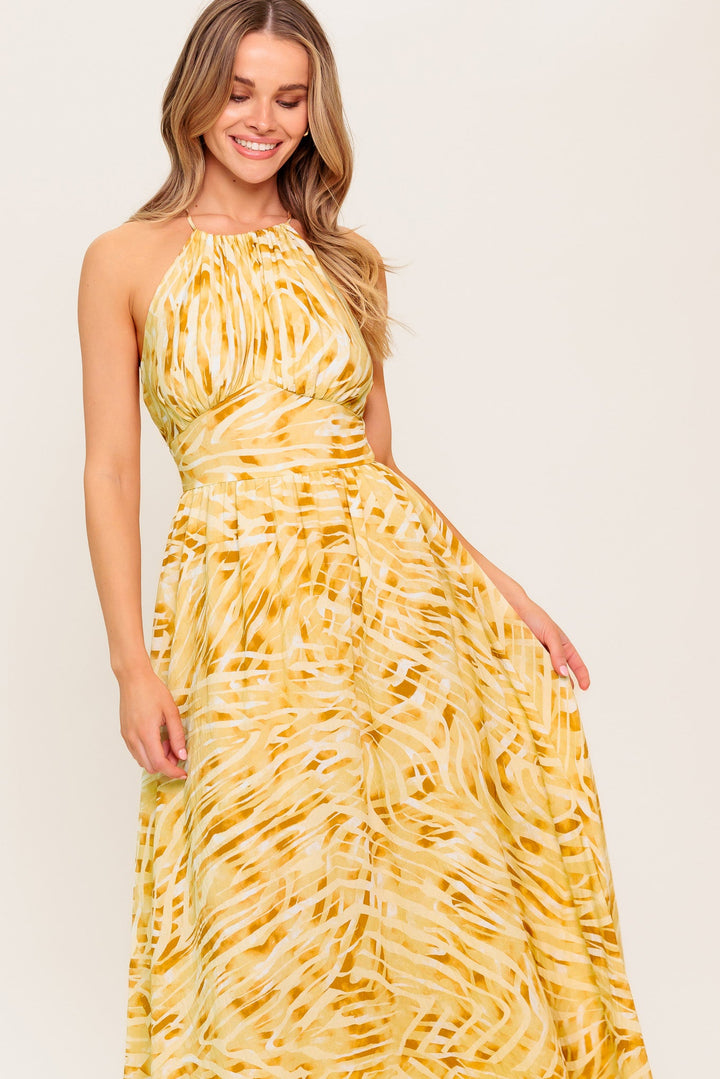 Living in Wonderland Woven Maxi Dress from KADOU Boutique