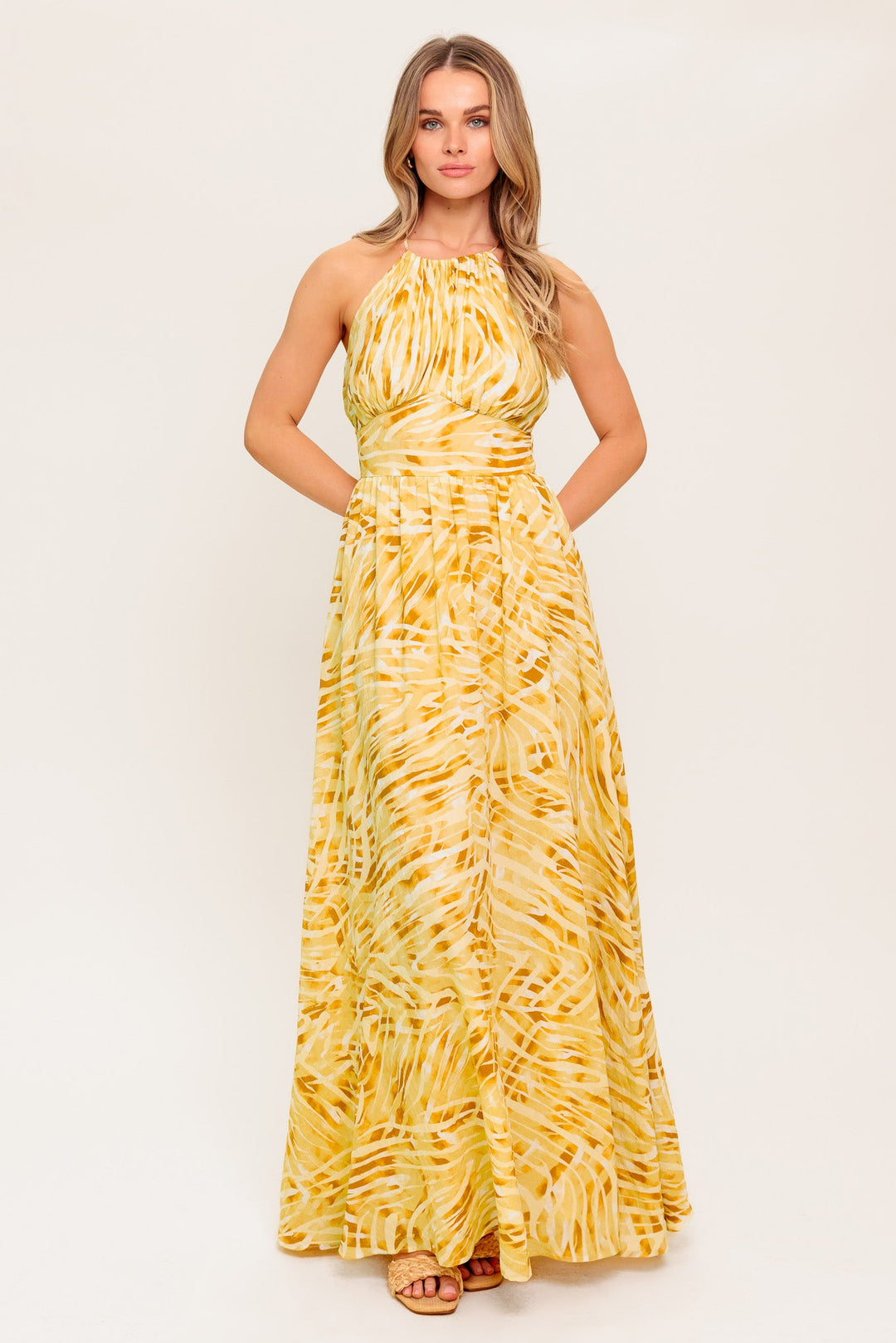 Living in Wonderland Woven Maxi Dress from KADOU Boutique