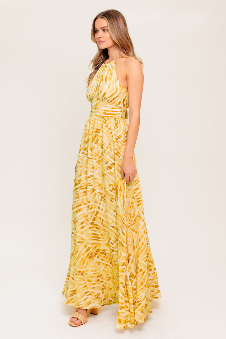 Living in Wonderland Woven Maxi Dress from KADOU Boutique