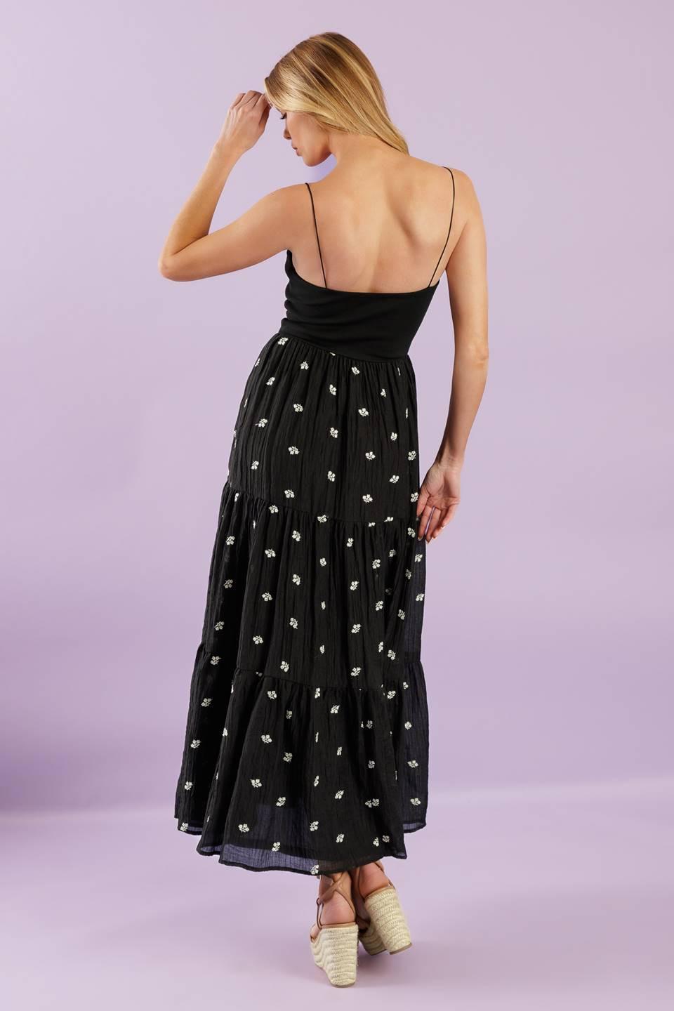 Fade Into You Woven Midi Dress from KADOU Boutique