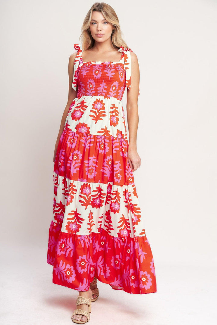 Glamour in Motion Woven Maxi Dress from KADOU Boutique