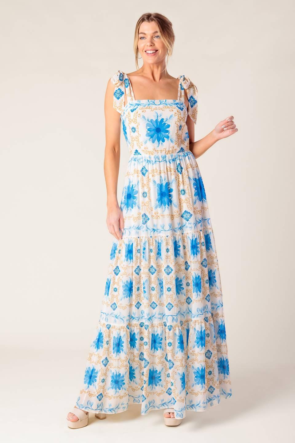 My Debut Woven Maxi Dress from KADOU Boutique