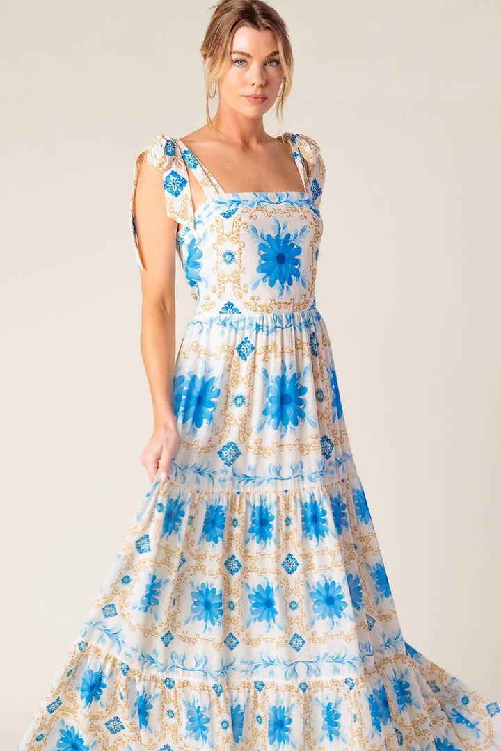 My Debut Woven Maxi Dress from KADOU Boutique
