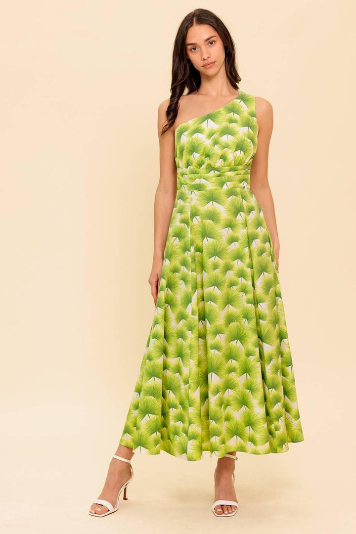 Walk in the Garden Woven Mdi Dress from KADOU Boutique
