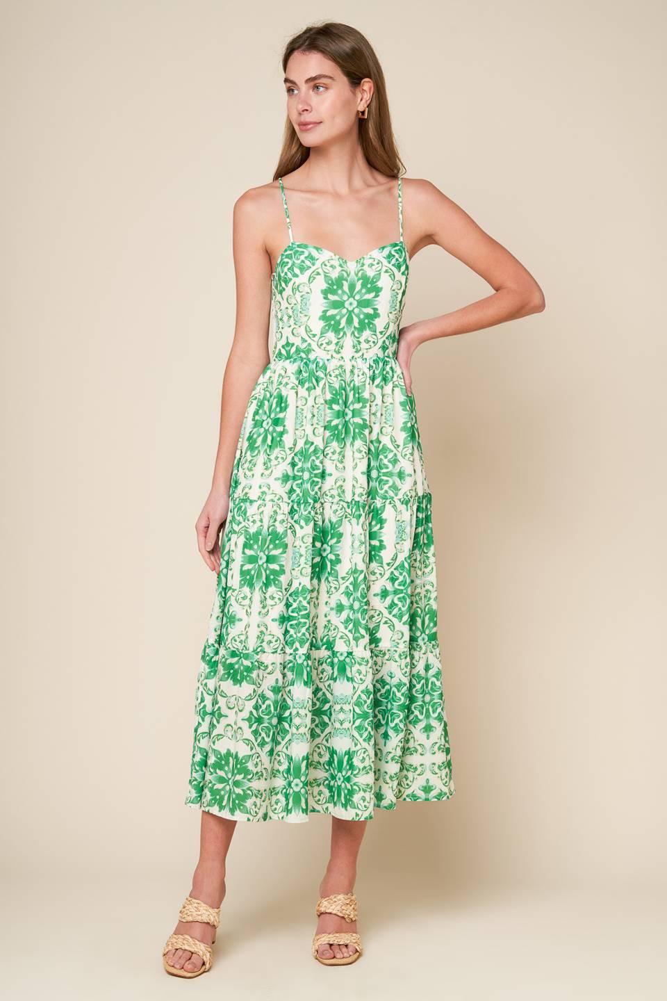 Beyond Elegant Woven Midi Dress from KADOU Boutique
