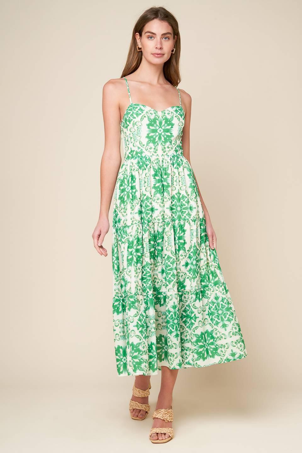 Beyond Elegant Woven Midi Dress from KADOU Boutique