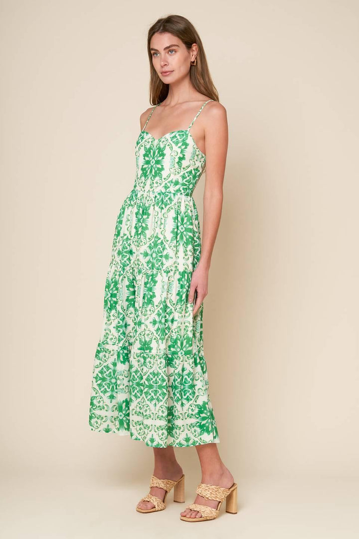 Beyond Elegant Woven Midi Dress from KADOU Boutique