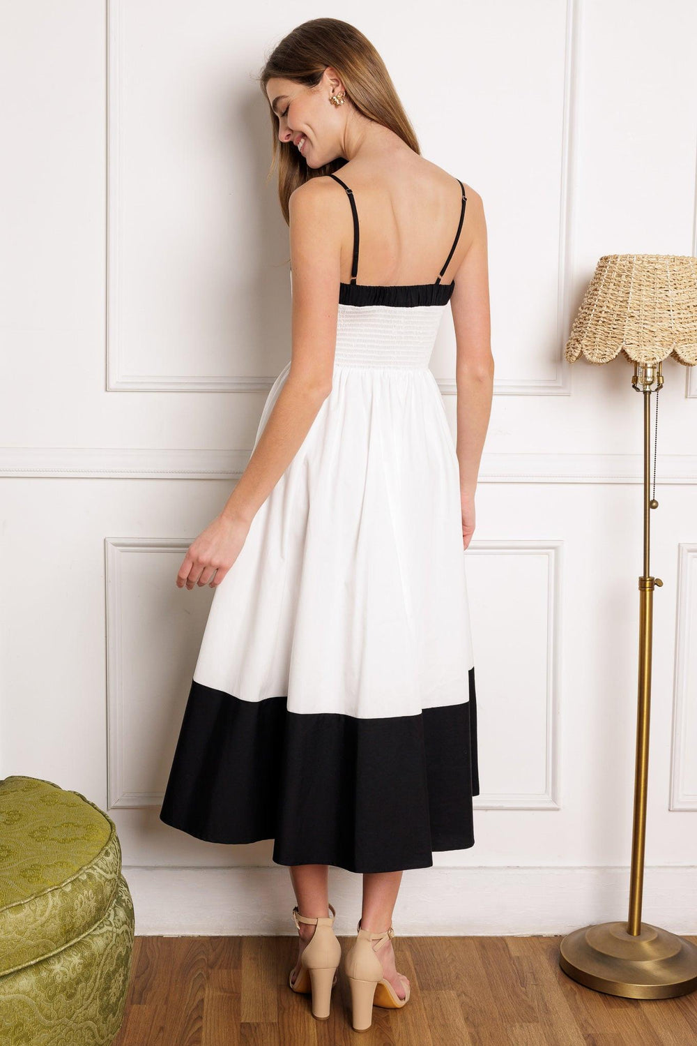 Island Heartbeat Woven Midi Dress from KADOU Boutique