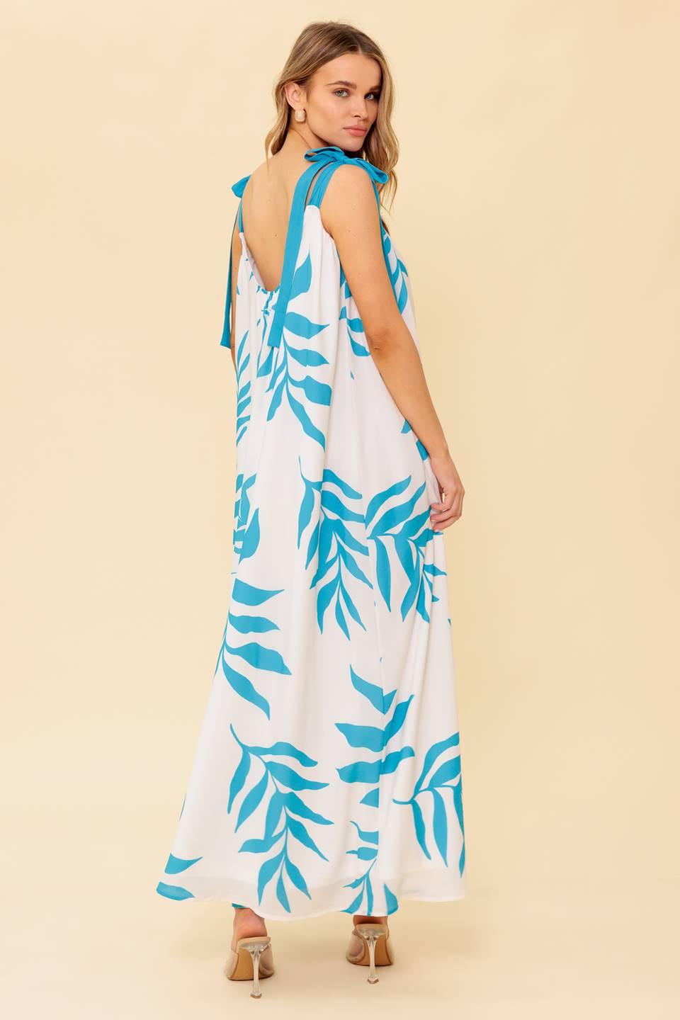 Amalfi Coast Woven Maxi Dress from KADOU Boutique