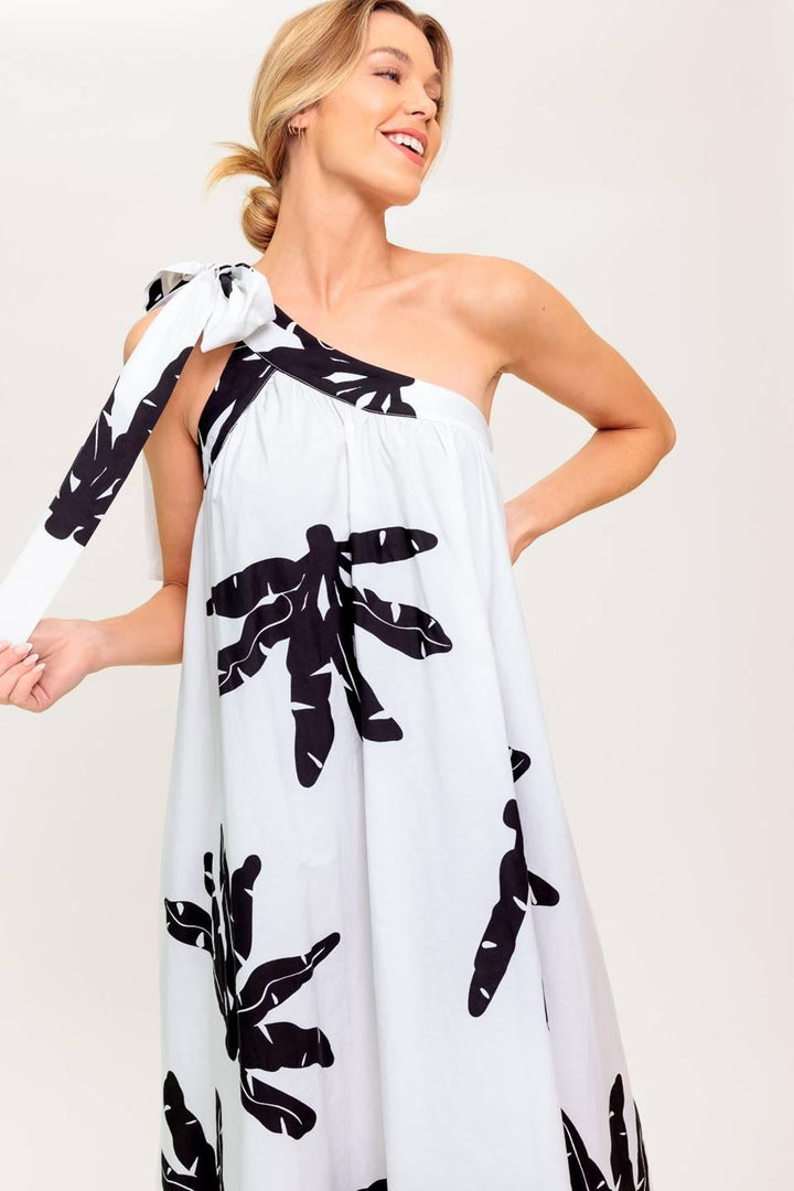 SUNSET SERENADE WOVEN MAXI DRESS