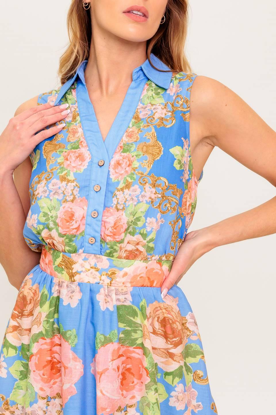 Lost in a Dream Woven Midi Dress from KADOU Boutique