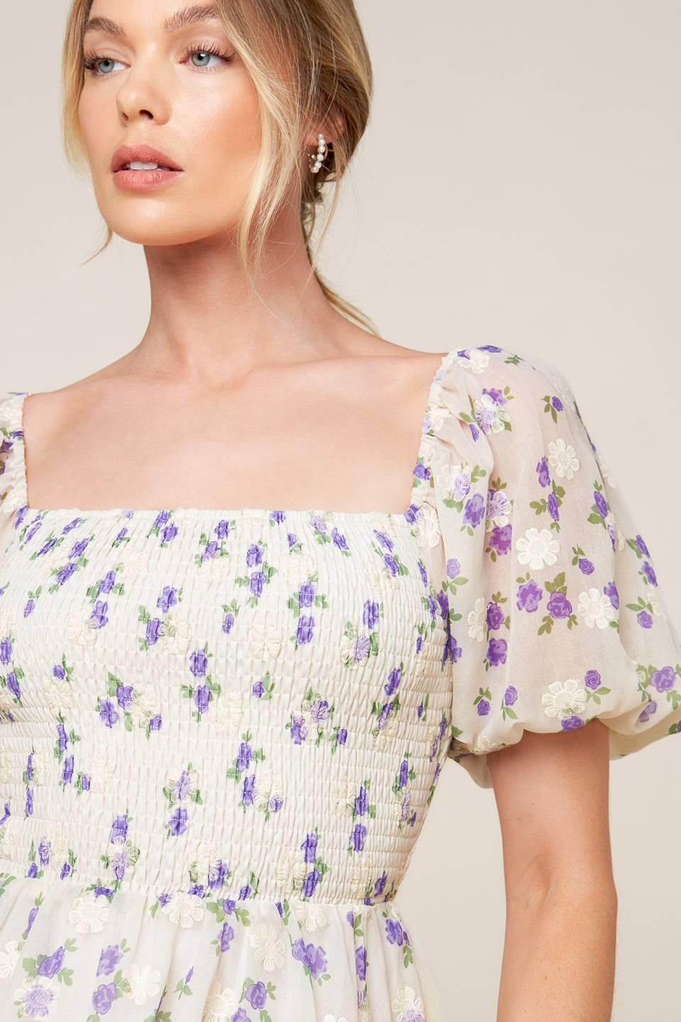 Making Connections Cream Woven Mini Dress from KADOU Boutique