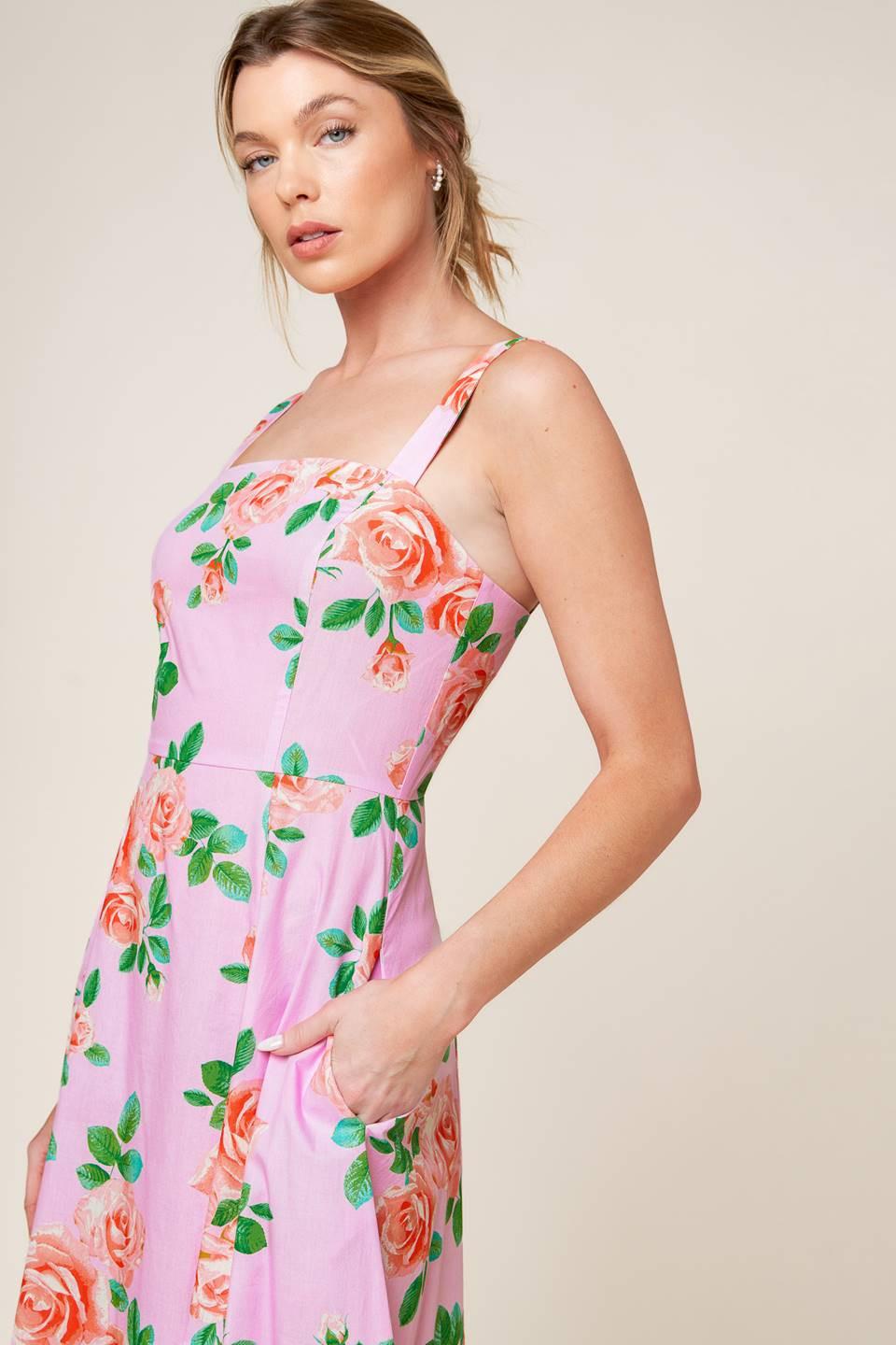 Time for Team Woven Midi Dress from KADOU Boutique