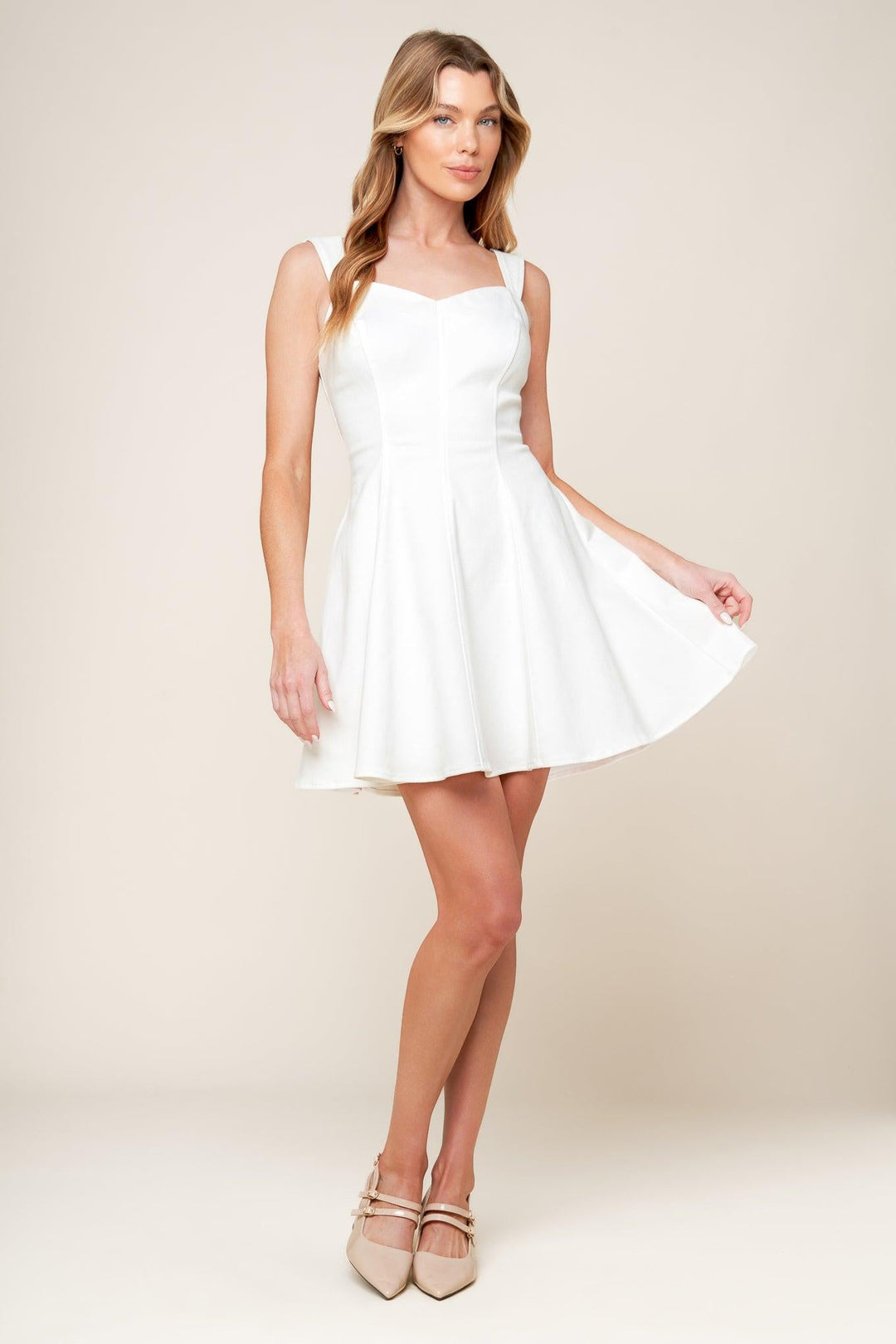 Last Your Chance denim mini dress from KADOU Boutique