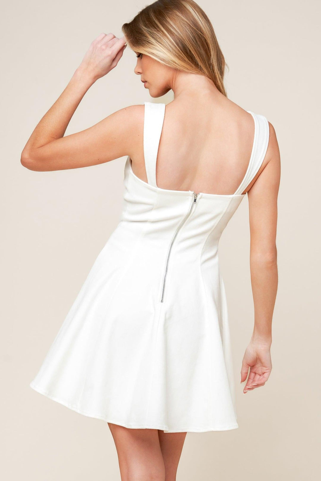 Last Your Chance denim mini dress from KADOU Boutique