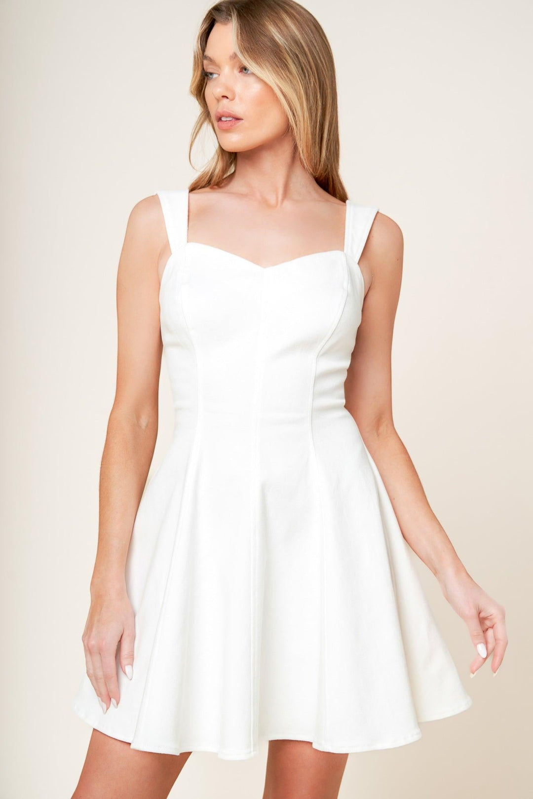 Last Your Chance denim mini dress from KADOU Boutique