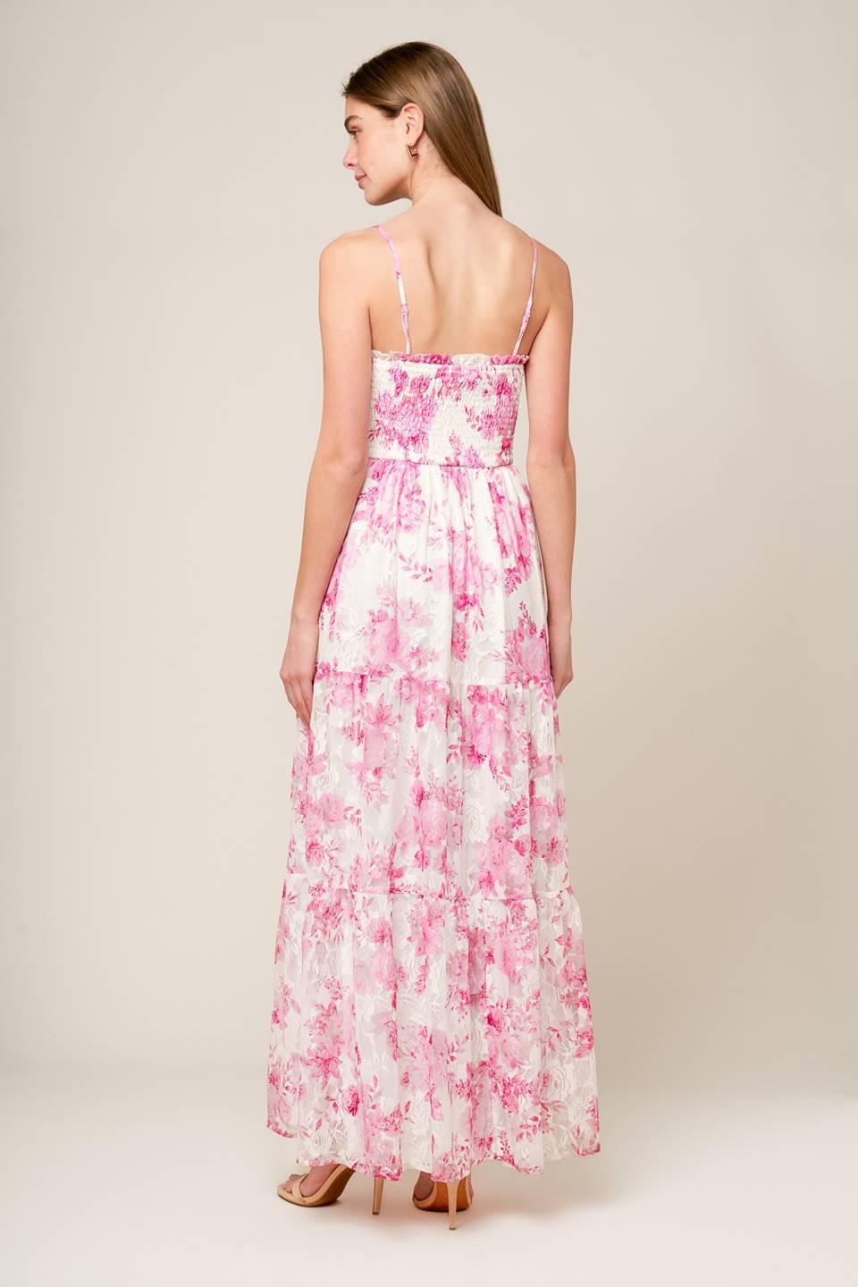 In This Moment Woven Lace Maxi Dress from KADOU Boutique
