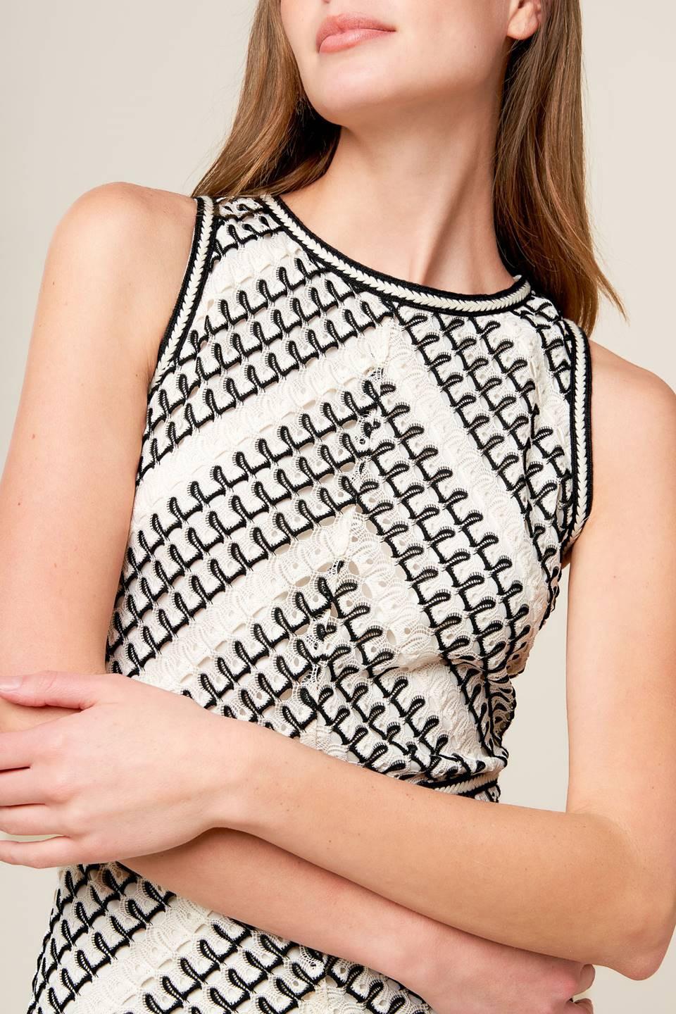 Terrific Timing Crochet Midi Dress from KADOU Boutique