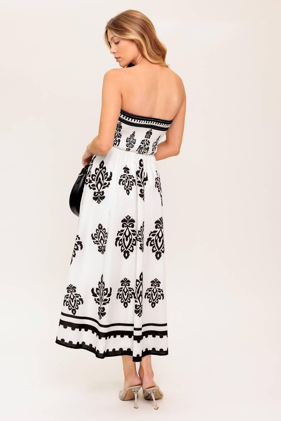 Mystic Twilight Woven Mdi Dress from KADOU Boutique