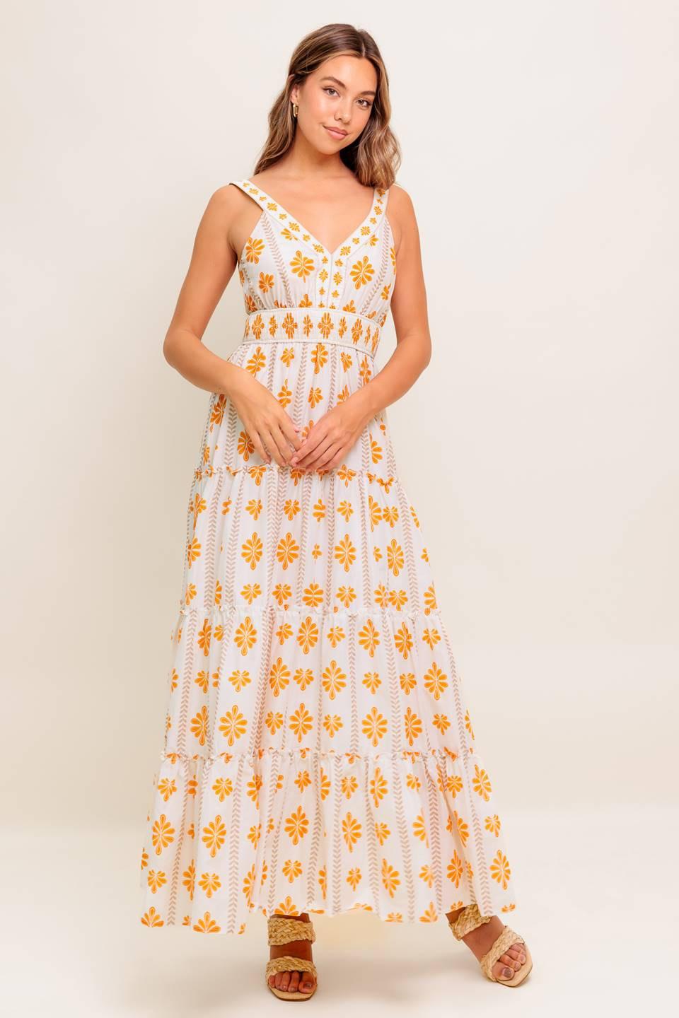 Daily Delight Woven Maxi Dress from KADOU Boutique
