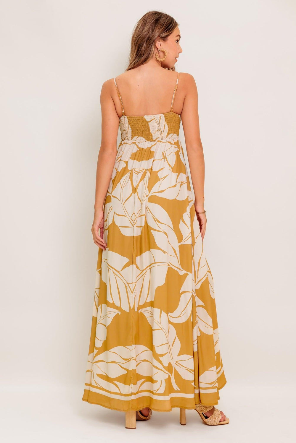 Heart of Hydrangea Woven Maxi Dress from KADOU Boutique