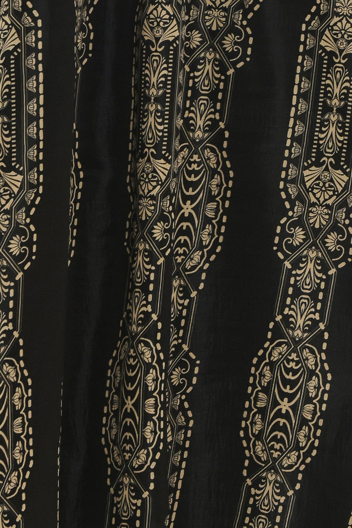 VINTAGE SQUARE WOVEN MIDI DRESS