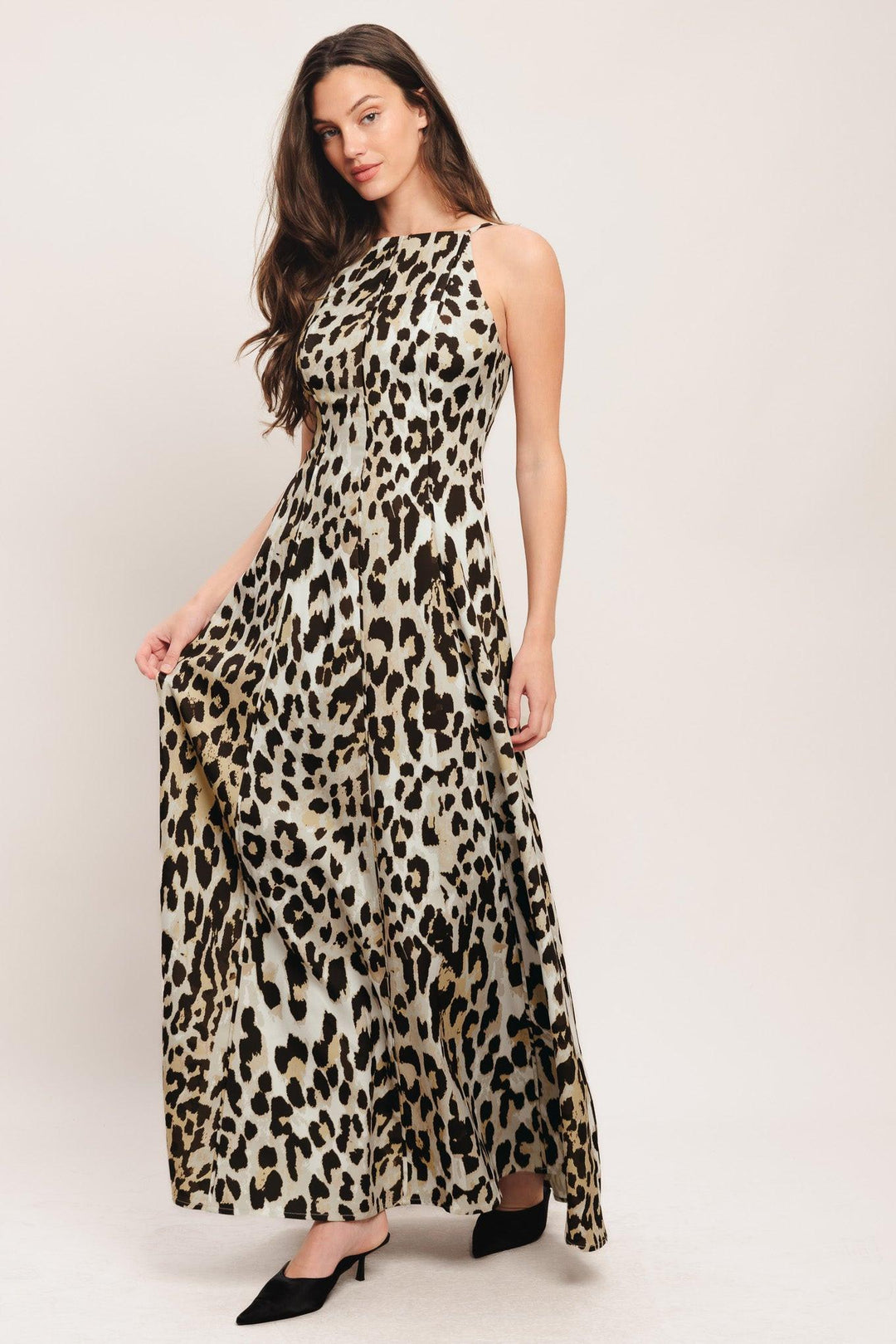 Savage Elegance Woven Maxi Dress from KADOU Boutique