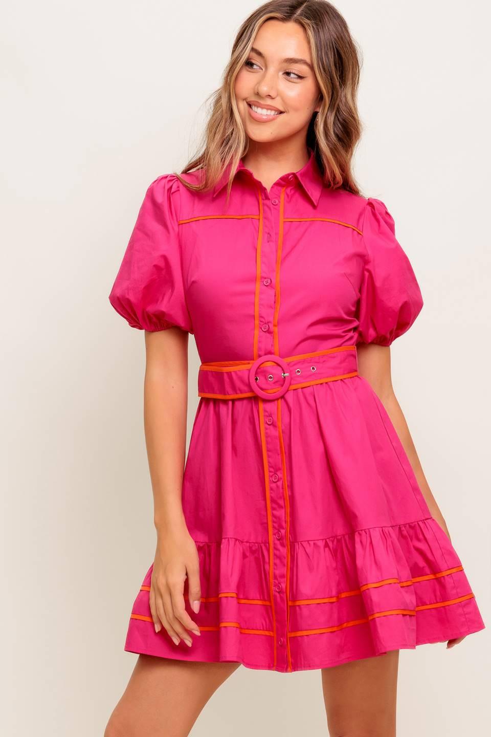 Paradise Found Woven Mini Dress from KADOU Boutique