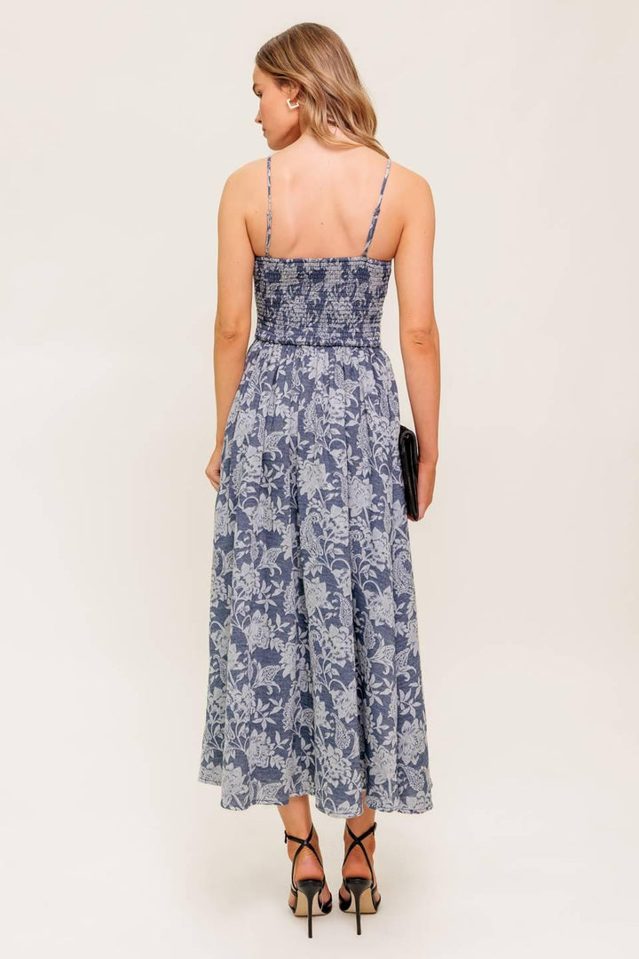 ORDINARY IS OVERRATED WOVEN MIDI DRESS