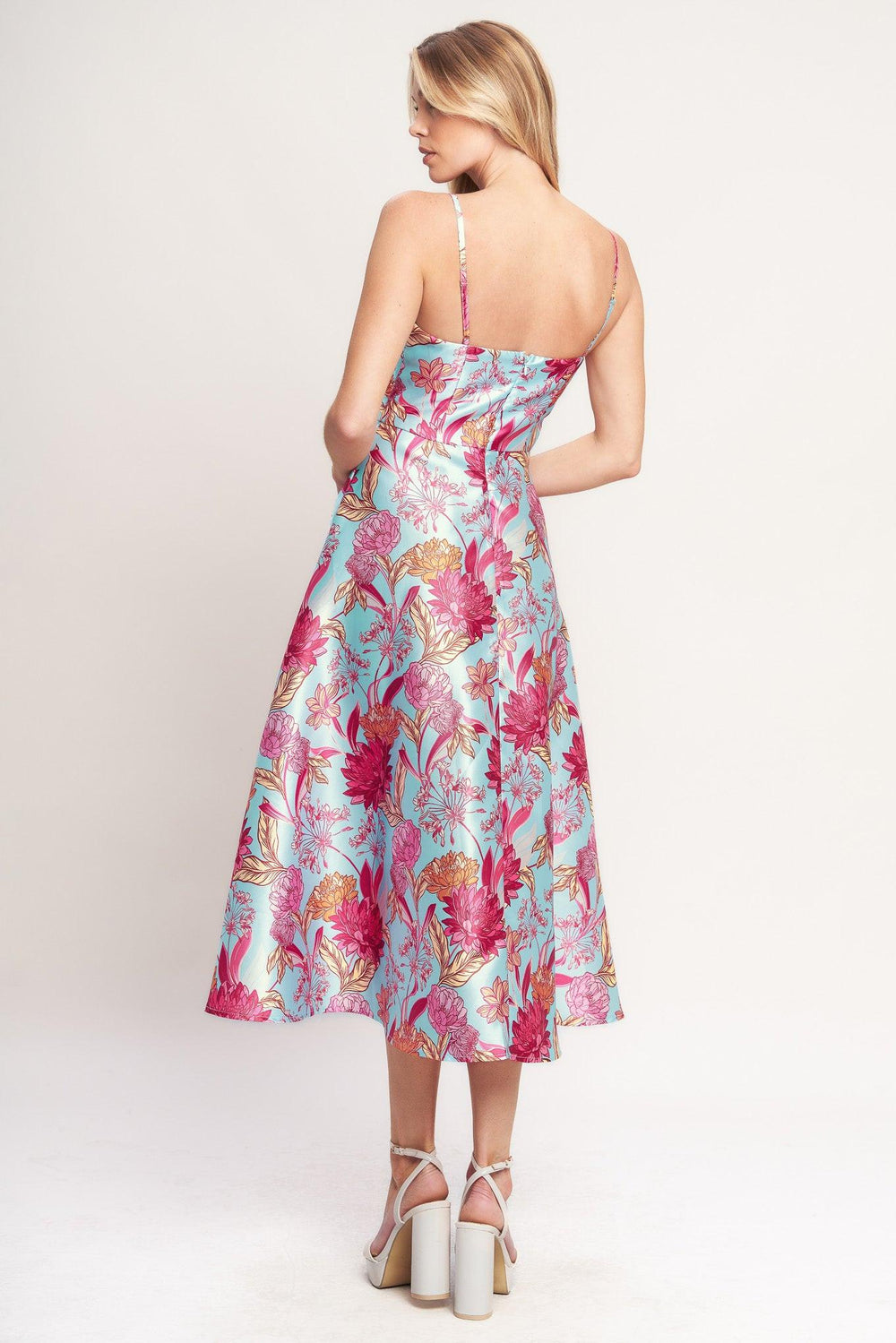 Elevated Garden Woven Midi Dress from KADOU Boutique