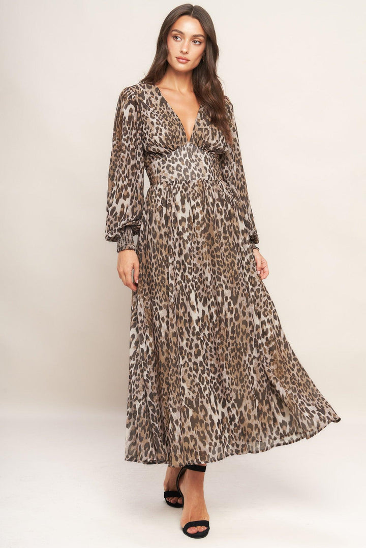 DESERT WALTZ WOVEN MIDI DRESS