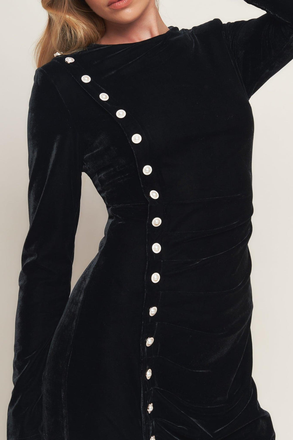 Urban Empress Velvet Midi Dress from KADOU Boutique