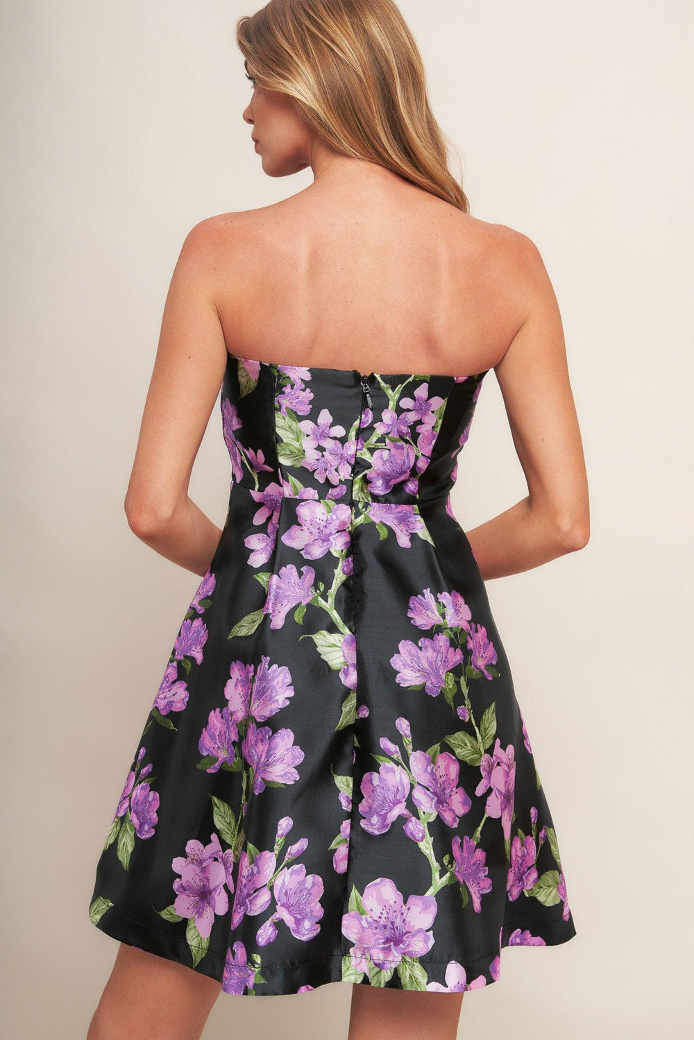 Garden Party Chic Woven Mini Dress from KADOU Boutique