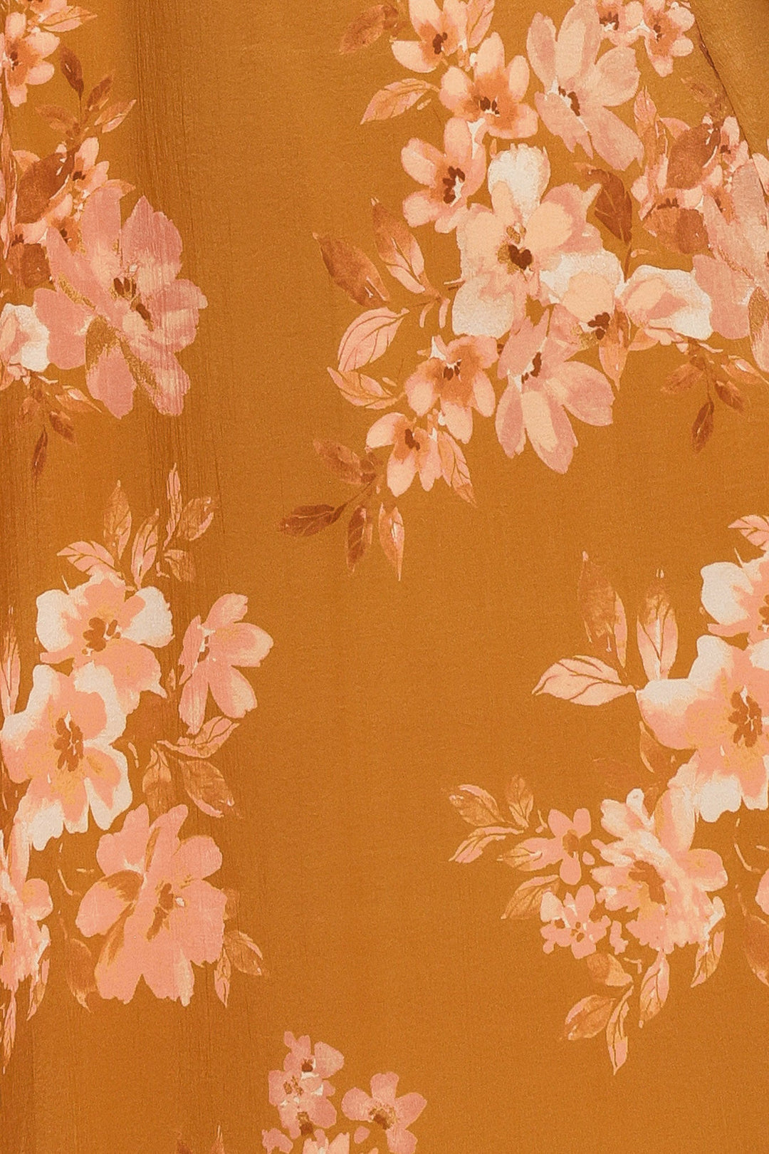 GOLDEN BLOSSOM WOVEN ANKLE DRESS