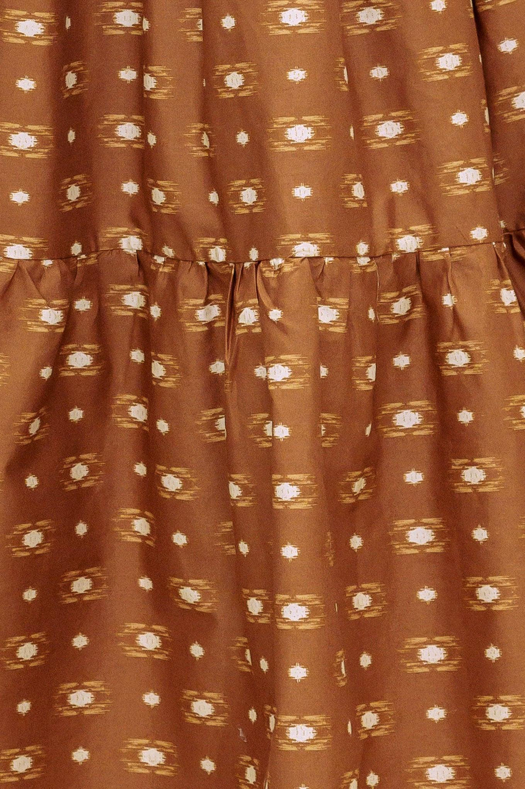 CINNAMON WALTZ WOVEN MIDI DRESS