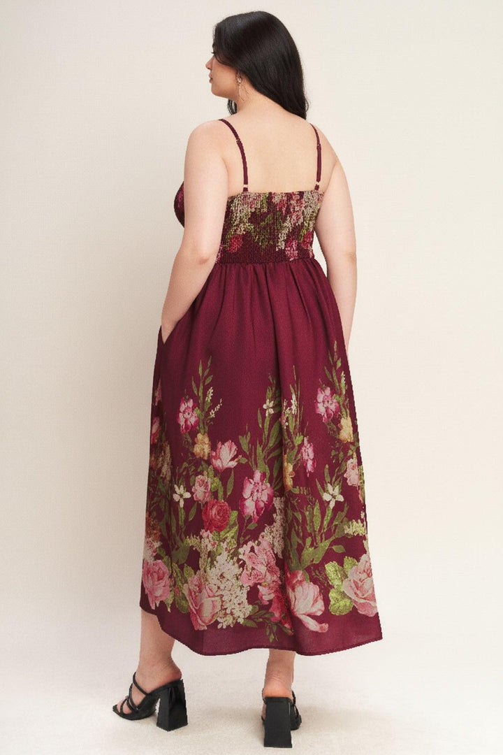 SECRET GARDEN ROMANCE WOVEN ANKLE DRESS