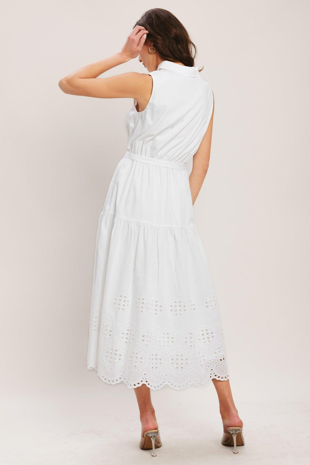 Hamptons Summer Woven Midi Dress from KADOU Boutique
