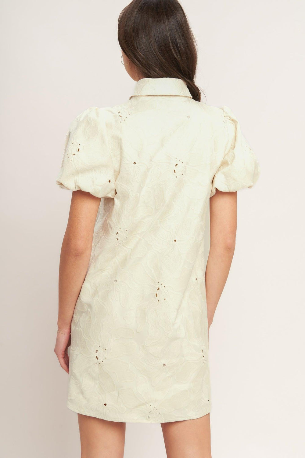 Breathable Weave Woven Mini Dress from KADOU Boutique