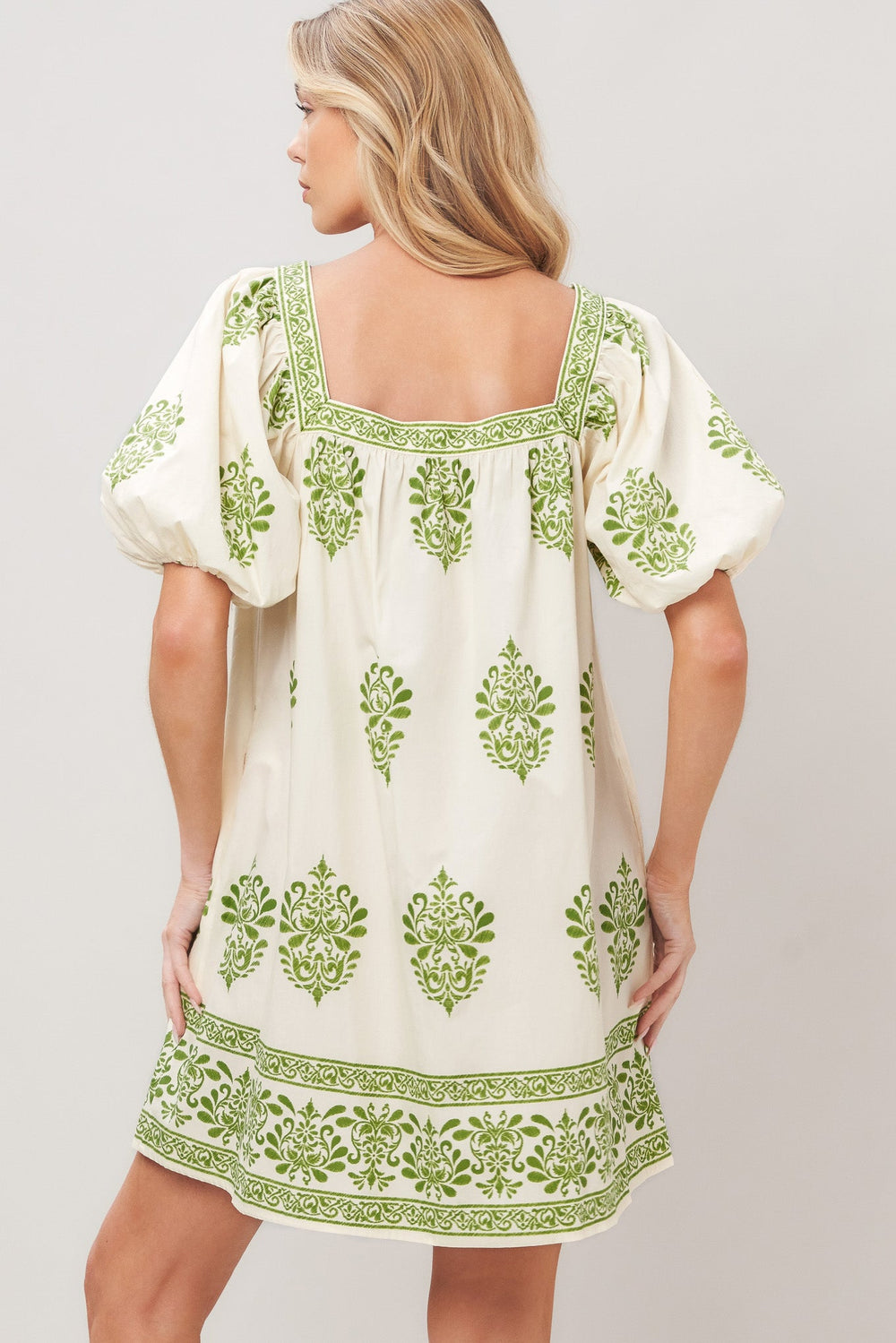 Sweet Meadow Woven Mini Dress from KADOU Boutique